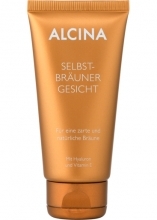 Автозагар для лица с гиалуроном и витамином С Alcina Selbstbräuner Gesicht